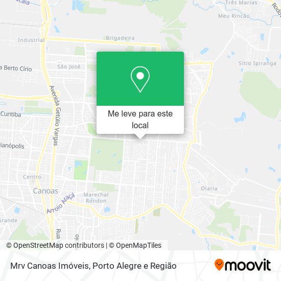 Mrv Canoas Imóveis mapa