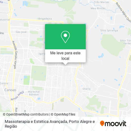 Massoterapia e Estética Avançada mapa