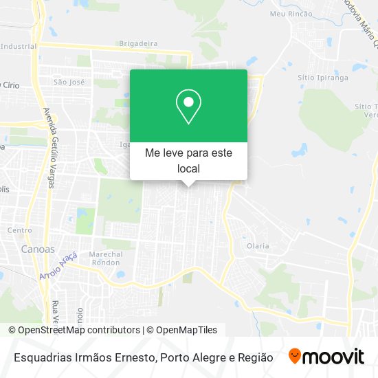 Esquadrias Irmãos Ernesto mapa