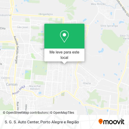 S. G. S. Auto Center mapa