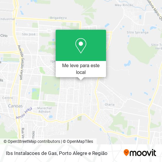 Ibs Instalacoes de Gas mapa