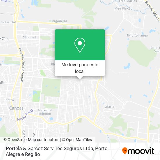 Portela & Garcez Serv Tec Seguros Ltda mapa