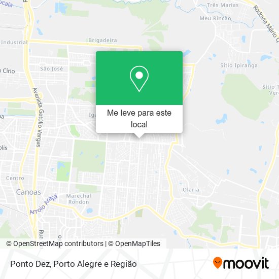 Ponto Dez mapa