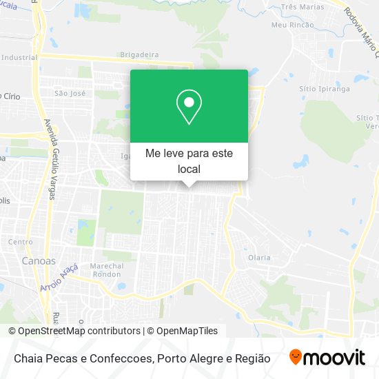 Chaia Pecas e Confeccoes mapa