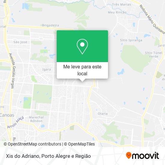 Xis do Adriano mapa