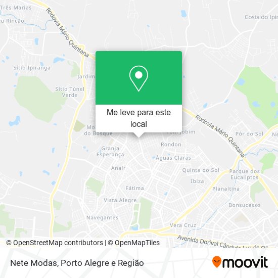 Nete Modas mapa
