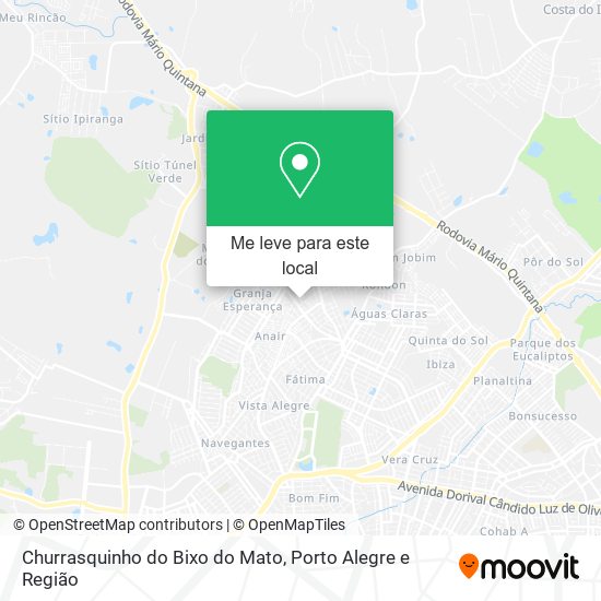Churrasquinho do Bixo do Mato mapa