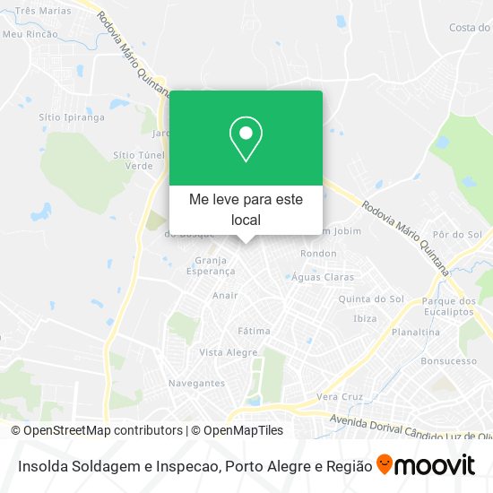 Insolda Soldagem e Inspecao mapa