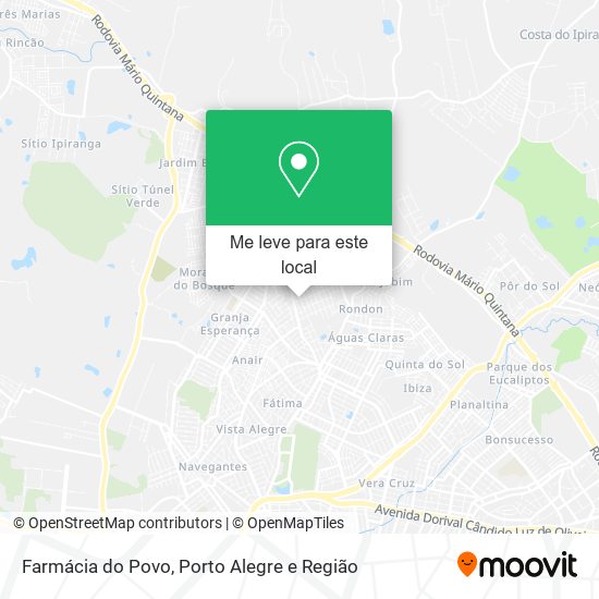 Farmácia do Povo mapa