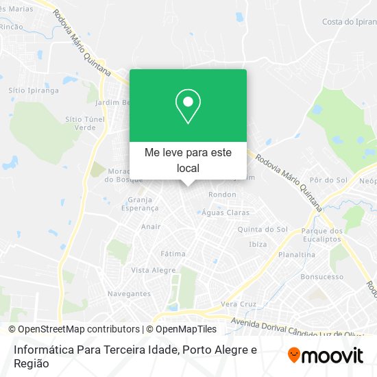 Informática Para Terceira Idade mapa