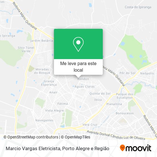 Marcio Vargas Eletricista mapa