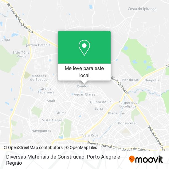 Diversas Materiais de Construcao mapa