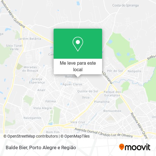 Balde Bier mapa