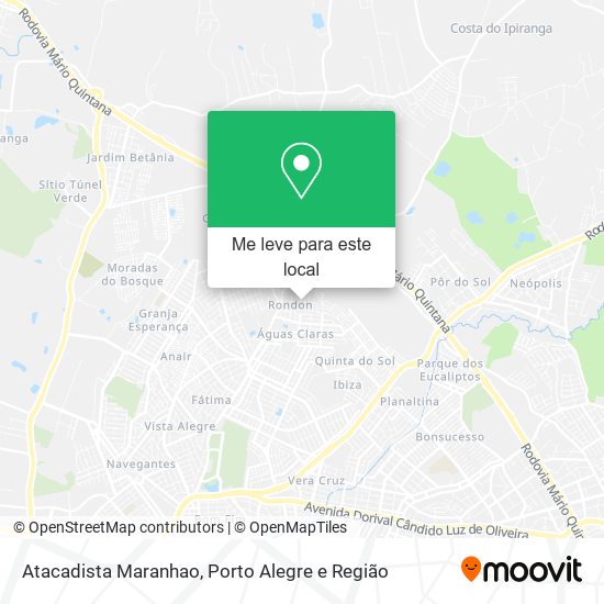 Atacadista Maranhao mapa