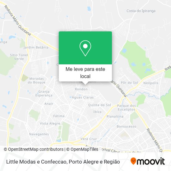 Little Modas e Confeccao mapa