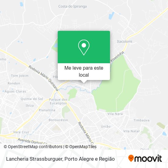 Lancheria Strassburguer mapa