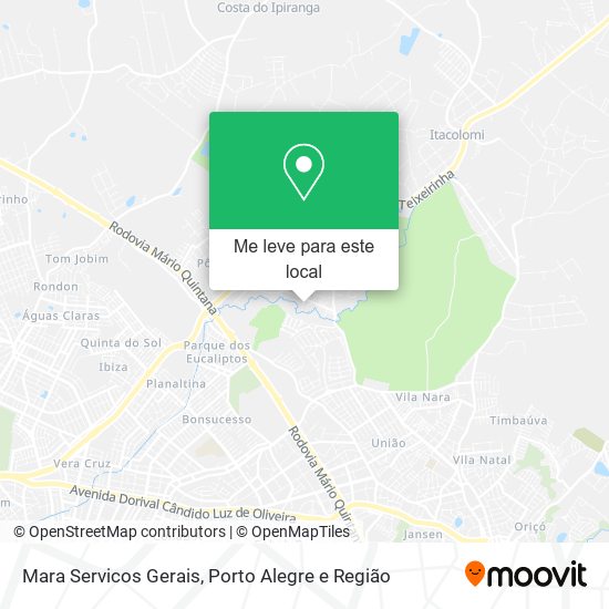 Mara Servicos Gerais mapa