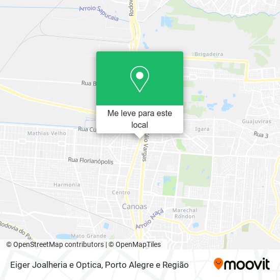 Eiger Joalheria e Optica mapa