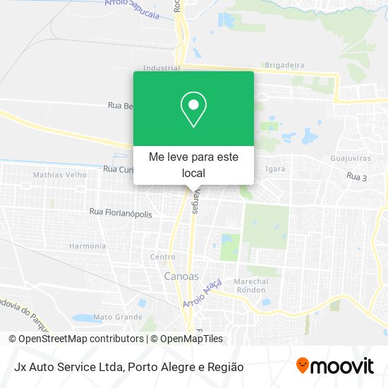 Jx Auto Service Ltda mapa