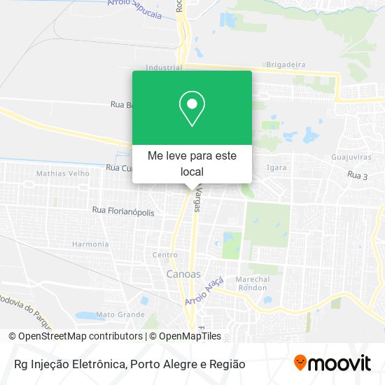 Rg Injeção Eletrônica mapa