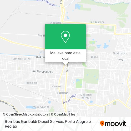 Bombas Garibaldi Diesel Service mapa