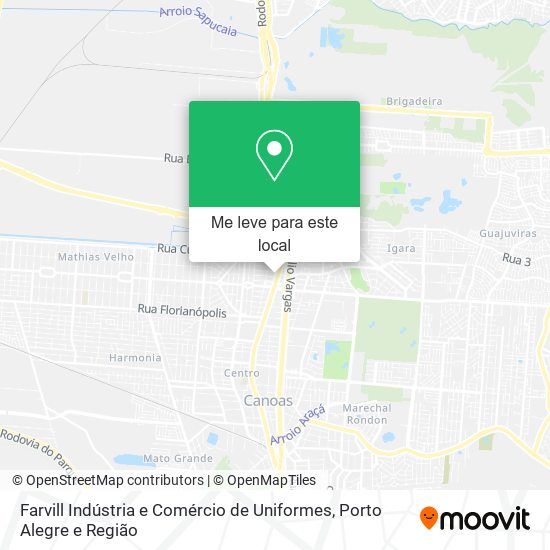 Farvill Indústria e Comércio de Uniformes mapa