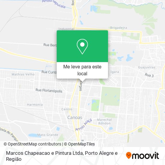 Marcos Chapeacao e Pintura Ltda mapa
