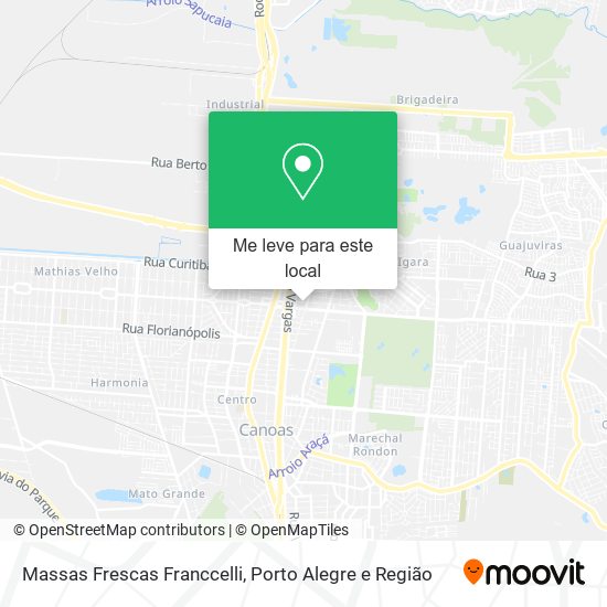 Massas Frescas Franccelli mapa