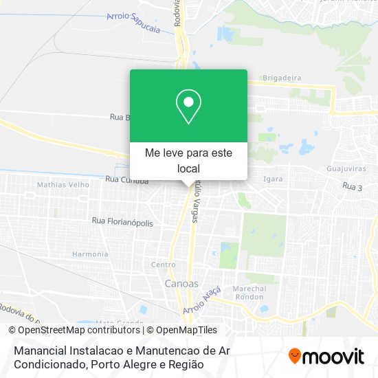 Manancial Instalacao e Manutencao de Ar Condicionado mapa