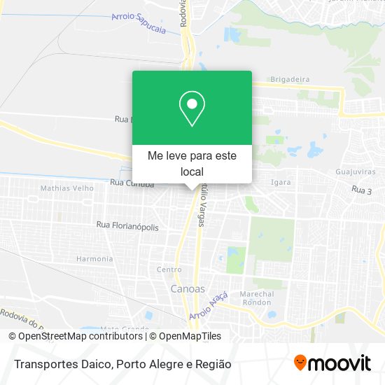 Transportes Daico mapa