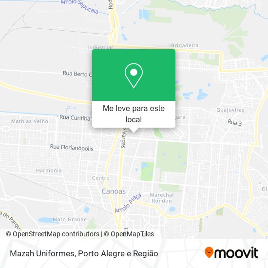 Mazah Uniformes mapa