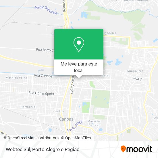 Webtec Sul mapa