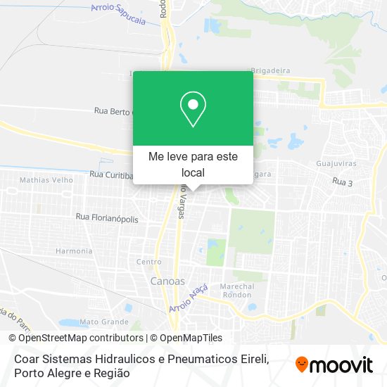 Coar Sistemas Hidraulicos e Pneumaticos Eireli mapa