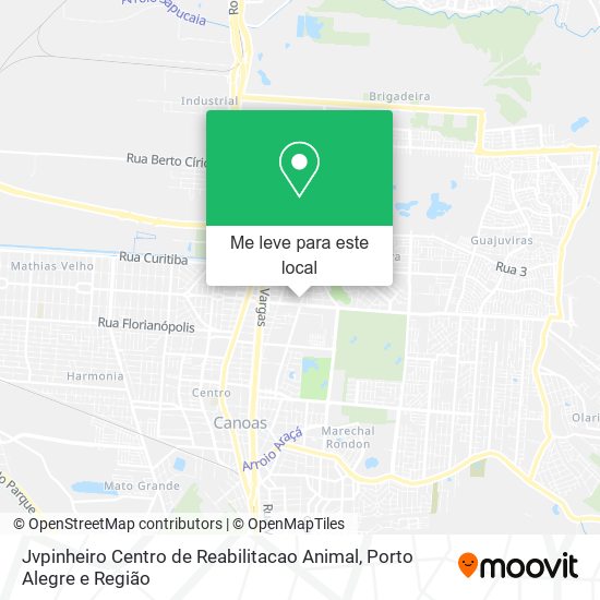 Jvpinheiro Centro de Reabilitacao Animal mapa
