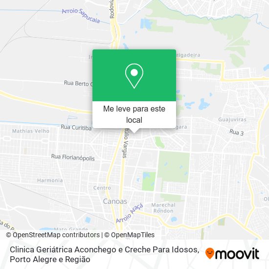 Clinica Geriátrica Aconchego e Creche Para Idosos mapa