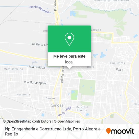 Np Enhgenharia e Construcao Ltda mapa