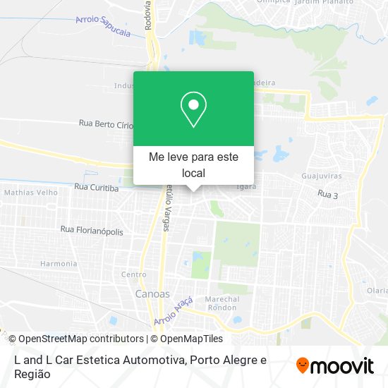 L and L Car Estetica Automotiva mapa