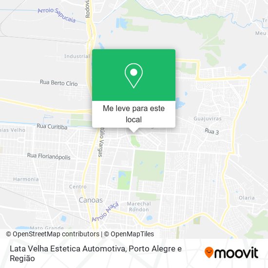 Lata Velha Estetica Automotiva mapa