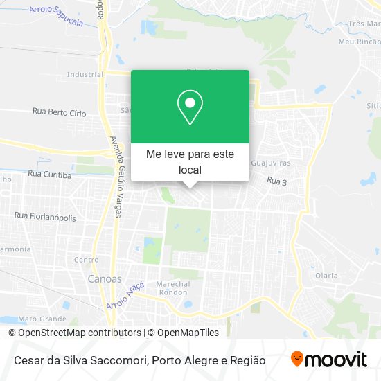 Cesar da Silva Saccomori mapa