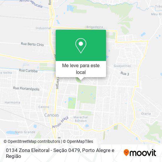 0134 Zona Eleitoral - Seção 0479 mapa