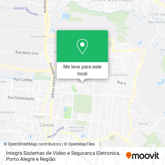 Integra Sistemas de Video e Seguranca Eletronica mapa