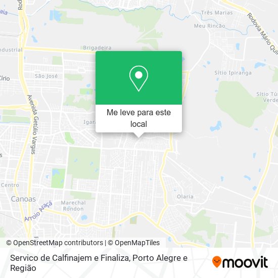 Servico de Calfinajem e Finaliza mapa