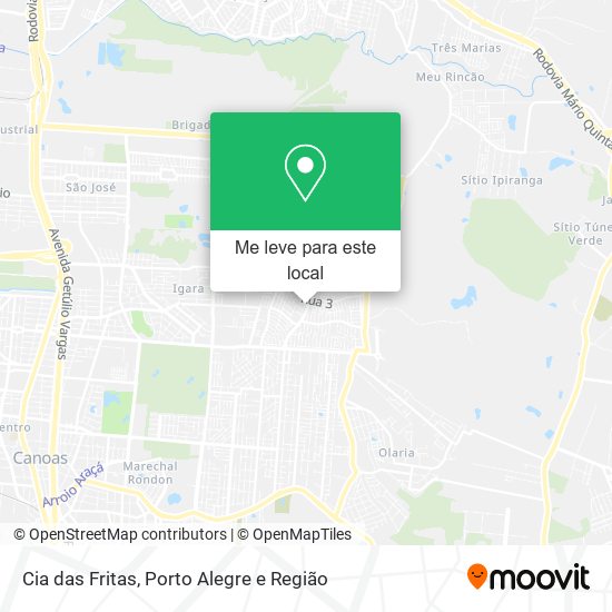 Cia das Fritas mapa