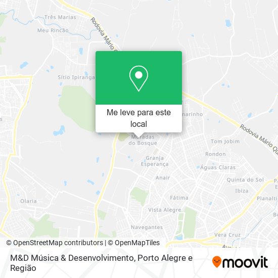 M&D Música & Desenvolvimento mapa