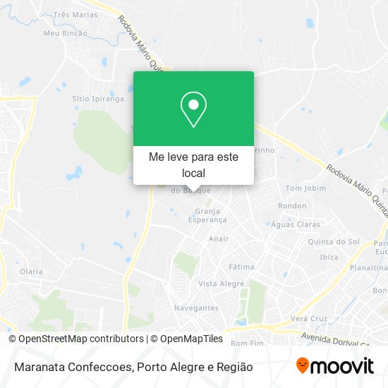 Maranata Confeccoes mapa