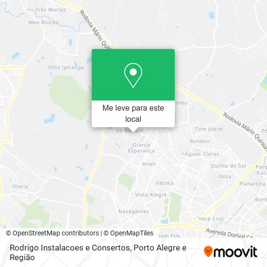 Rodrigo Instalacoes e Consertos mapa