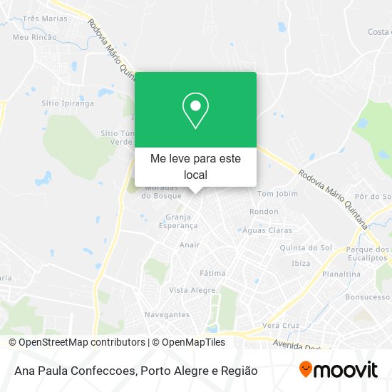 Ana Paula Confeccoes mapa