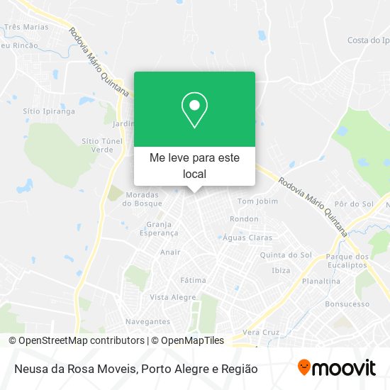 Neusa da Rosa Moveis mapa