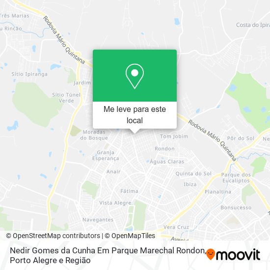 Nedir Gomes da Cunha Em Parque Marechal Rondon mapa