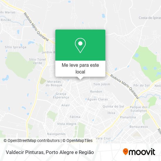 Valdecir Pinturas mapa